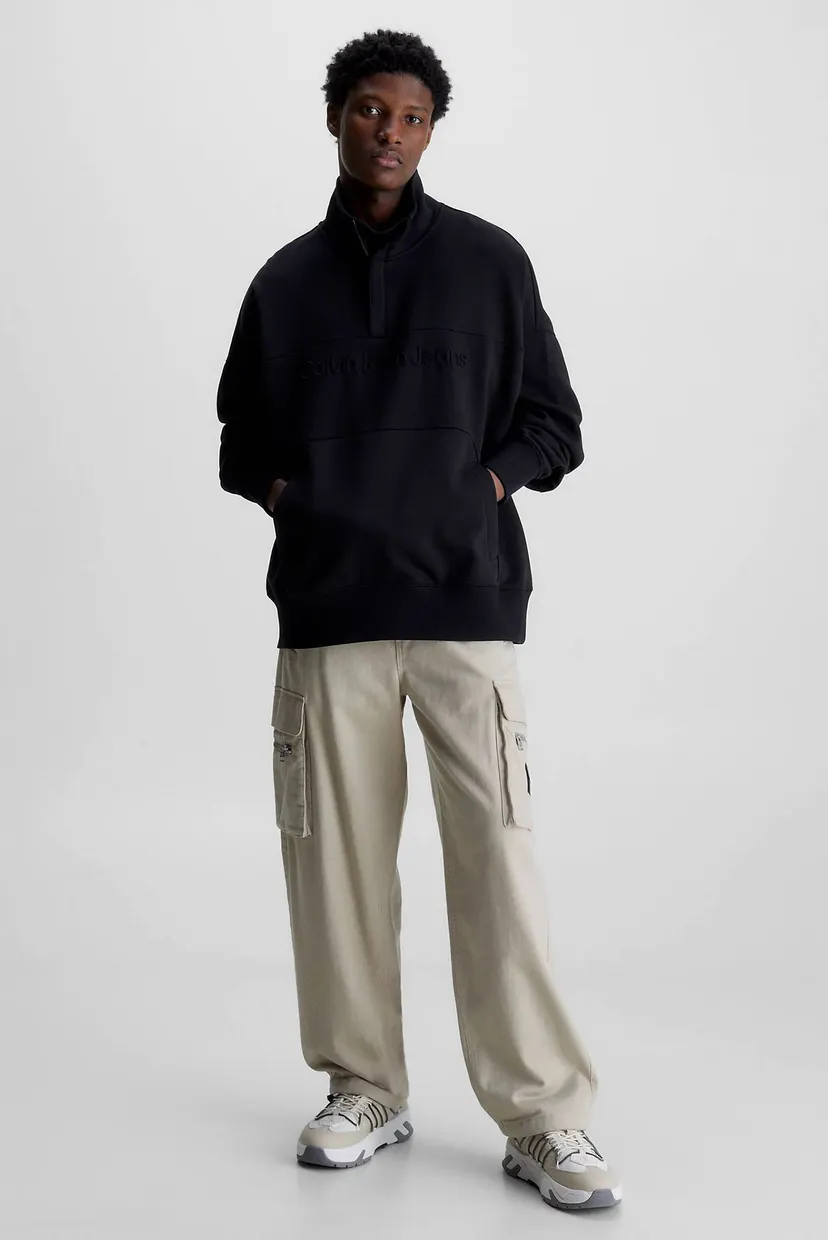 Свитшот INSTITUTIONAL EMBOSSED HALF ZIP 8