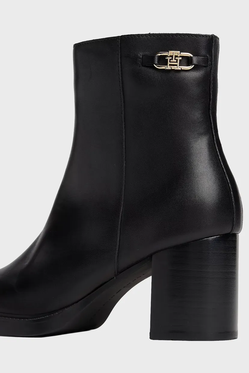 Ботильоны STACKED HEEL LEATHER ANKLE BOOT 6