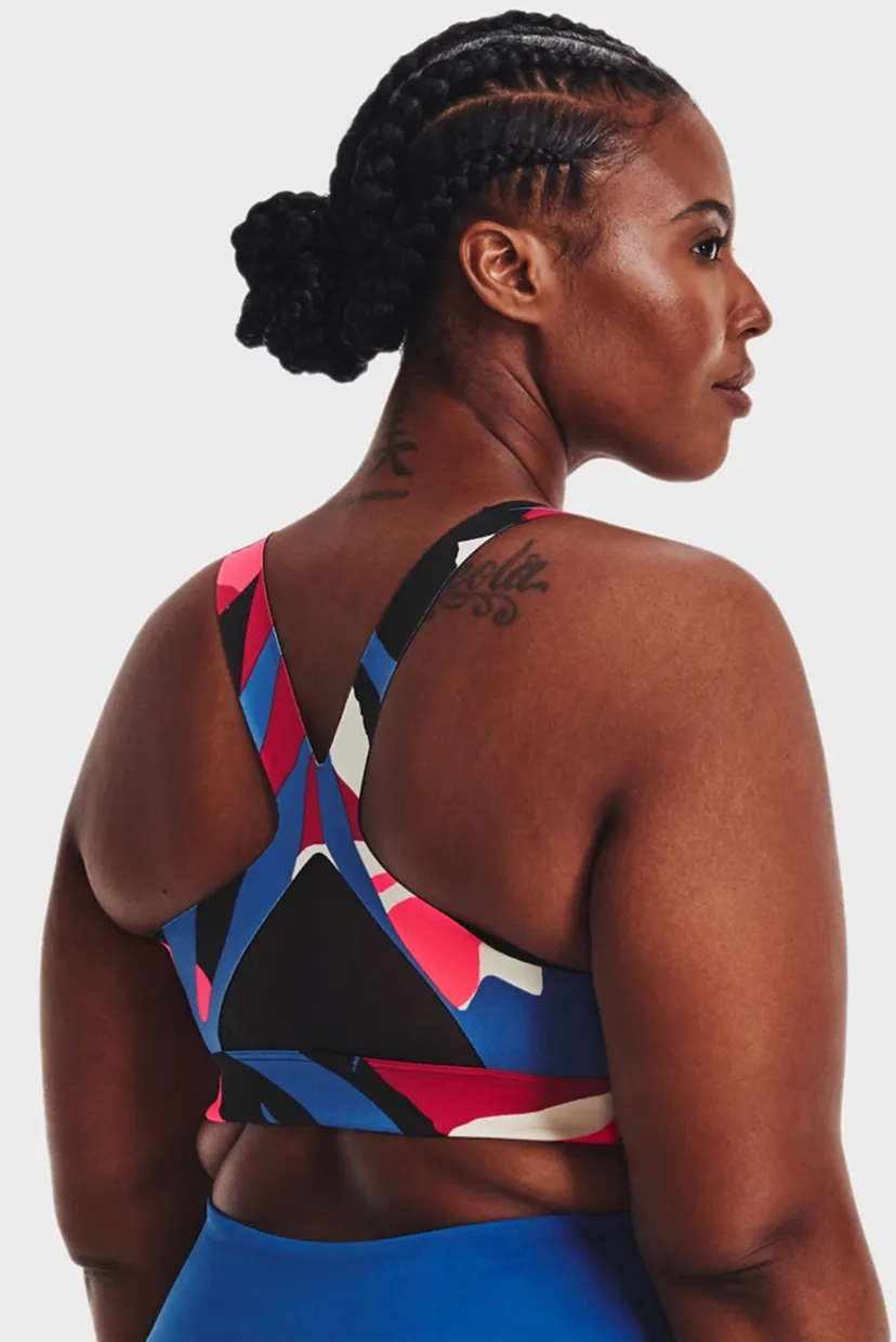 Женский спортивный топ UA SmartForm Rush Mid Print 12