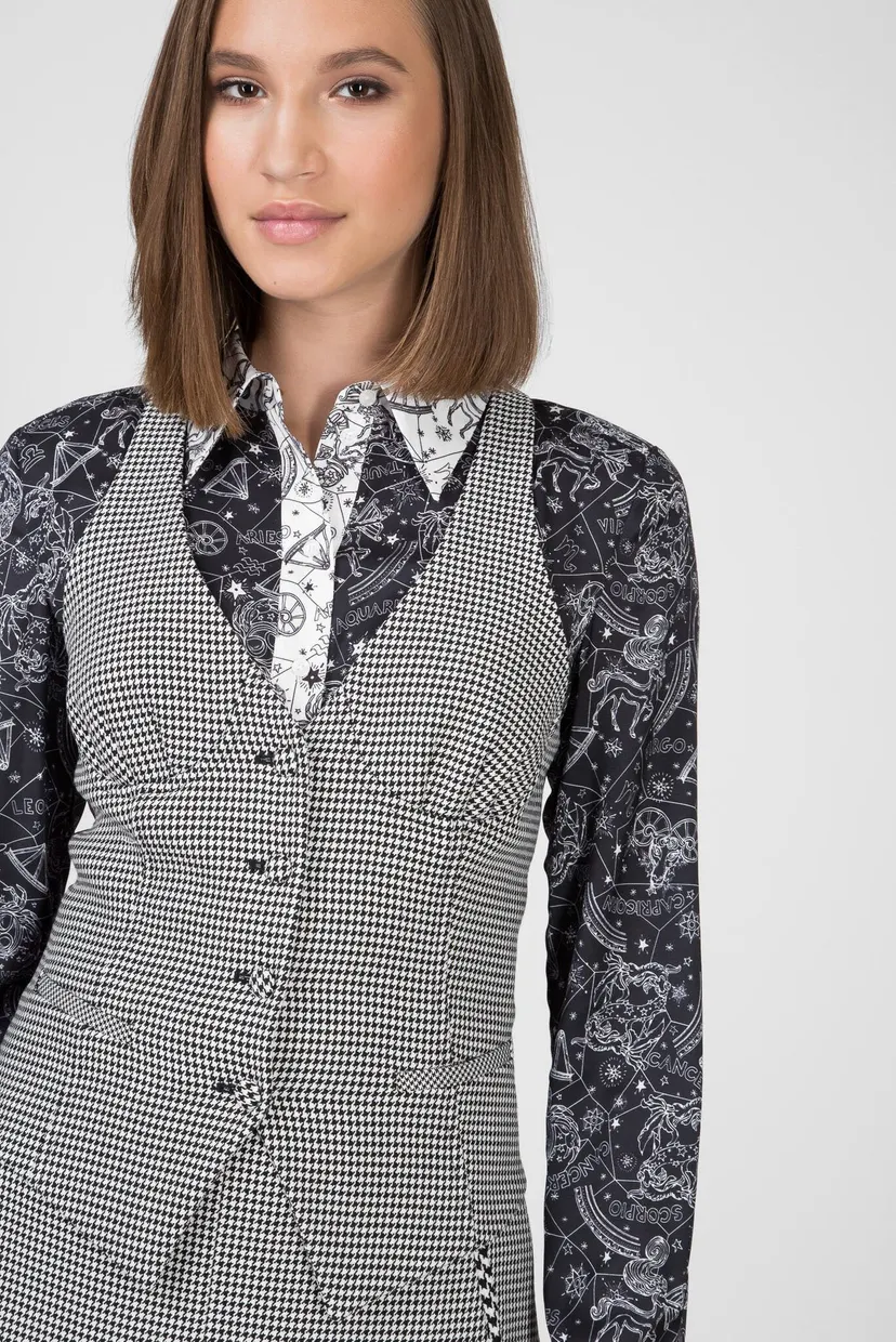 Женский жилет с узором ZENDAYA HOUNDSTOOTH 4