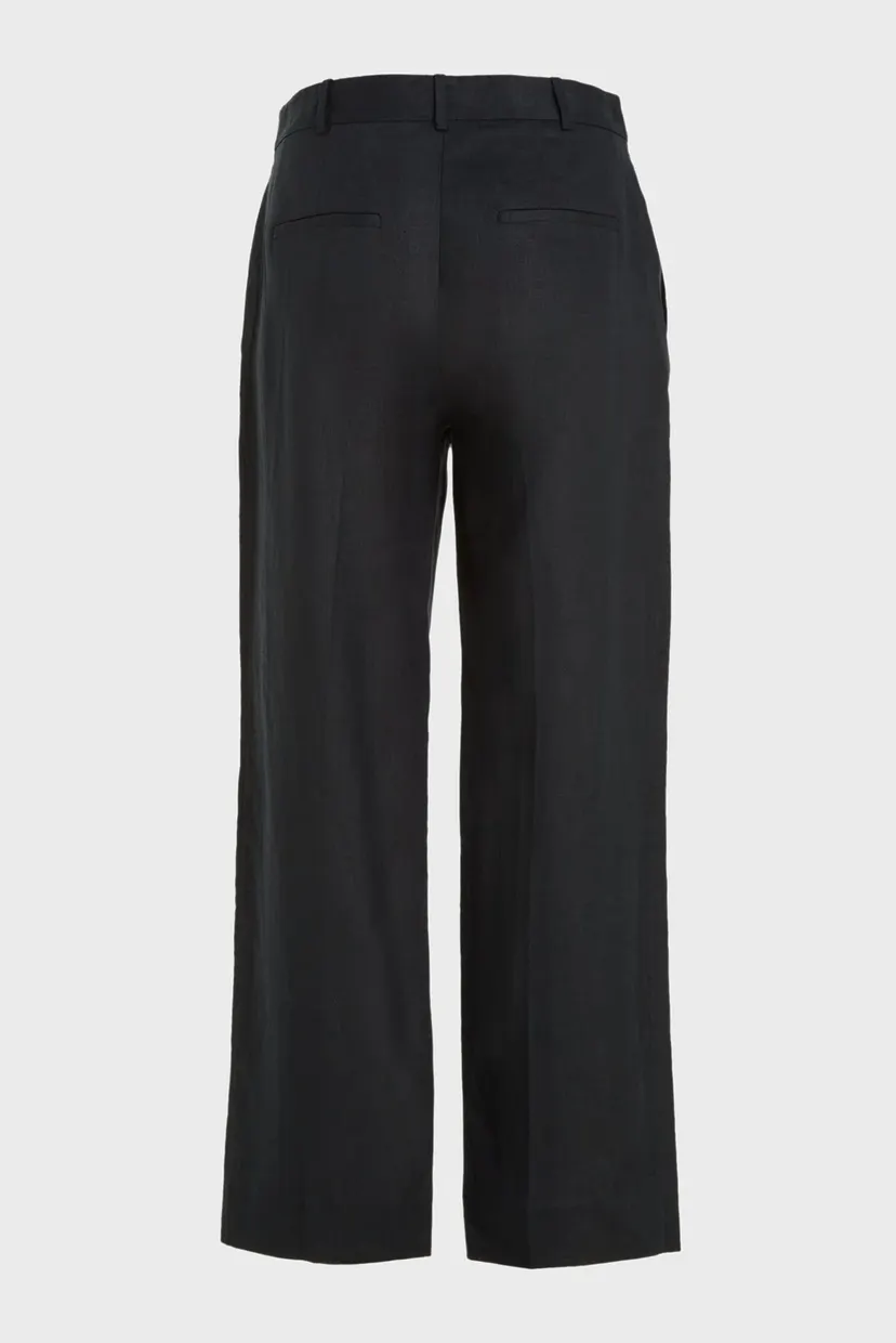 Брюки LINEN SLIM STRAIGHT CROPPED PANT 5