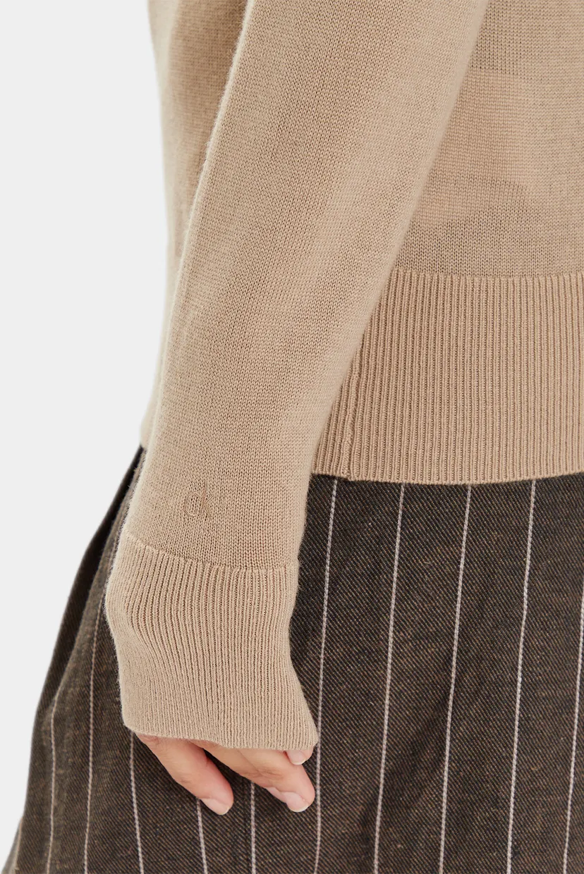 Гольф MERINO WOOL ROLL-NECK SWEATER 5
