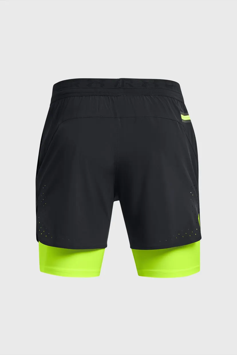 Мужские черные шорты UA Peak Woven 2in1 Sts 11