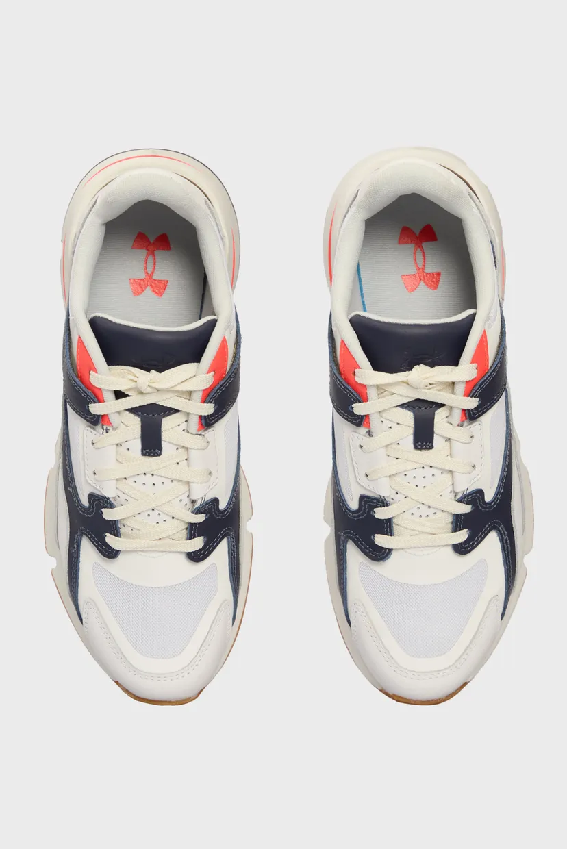 Белые кожаные кроссовки UA Forge 96 LEATHER reissue 4