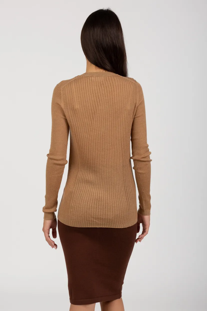 Свитер WOOL TENCEL RIB SWEATER 3