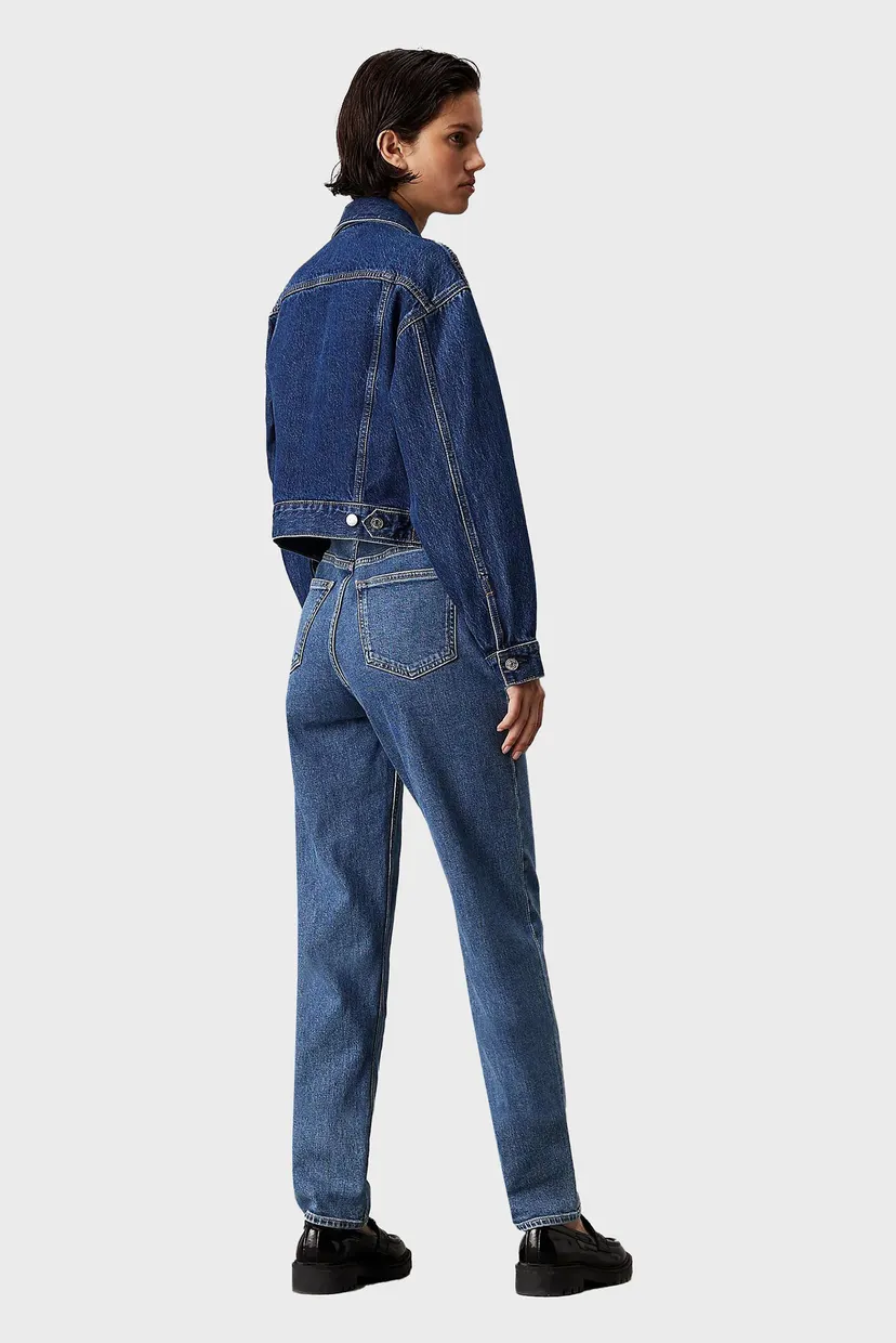 Женские синие джинсы MOM JEAN 3