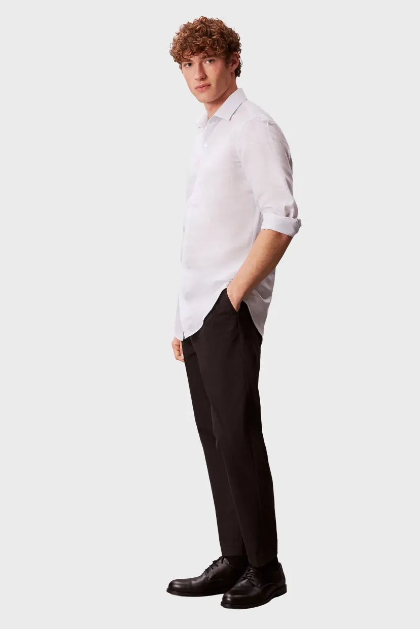 Рубашка SLIM REF LINEN BLD STP 3