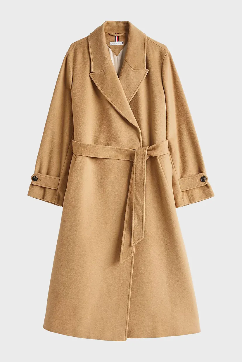 Пальто REG WOOL BLEND DB BELTED COAT 5