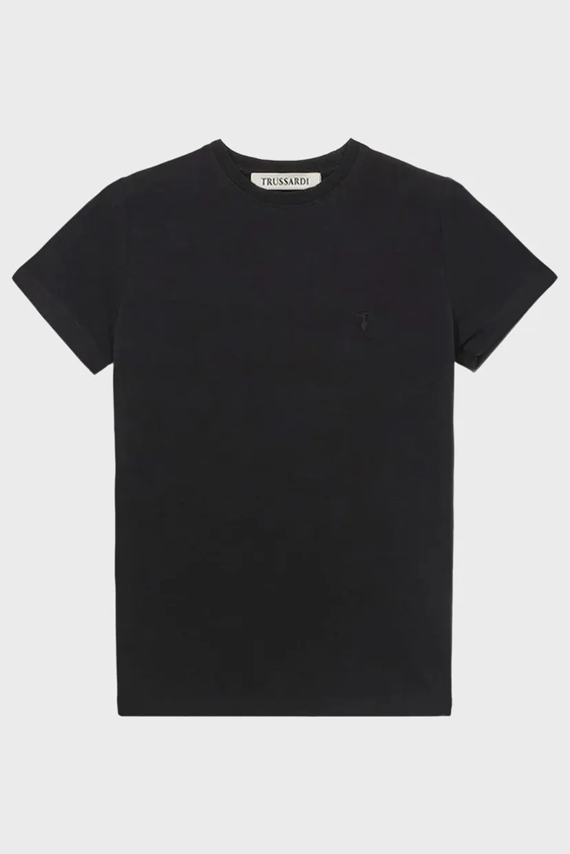 Футболка WTS01J01 SLIM FIT T-SHIRT - ESSENTIAL LEVRIERO EMBROIDERY 5