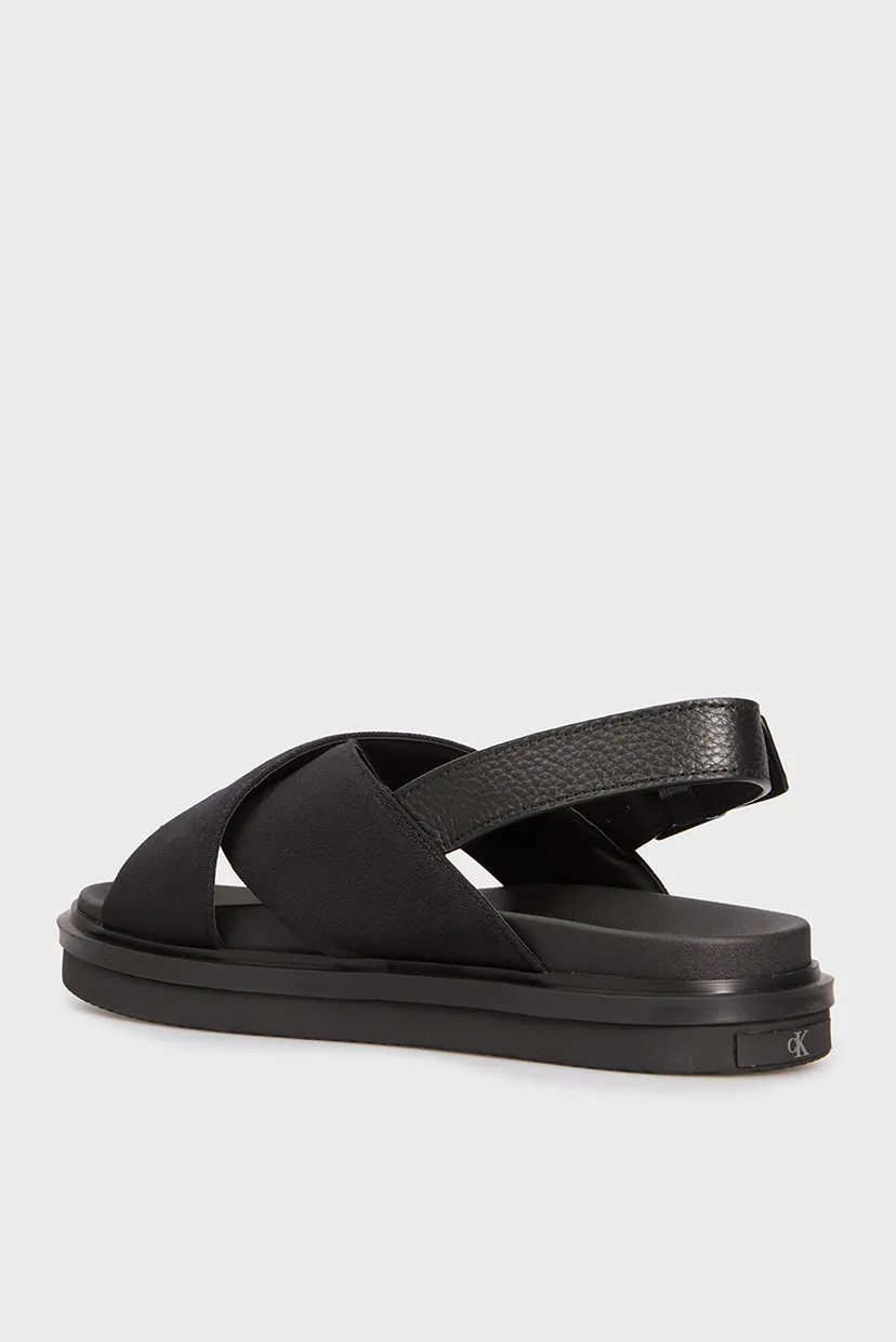 Мужские черные сандалии FLAT MOLDED CRXS SLING SANDAL CV 5