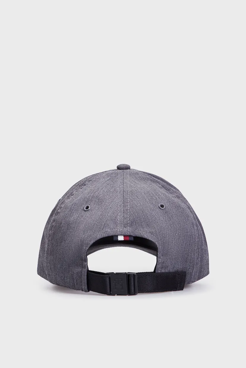 Мужская серая кепка TH IMD 6 PANEL CAP 3