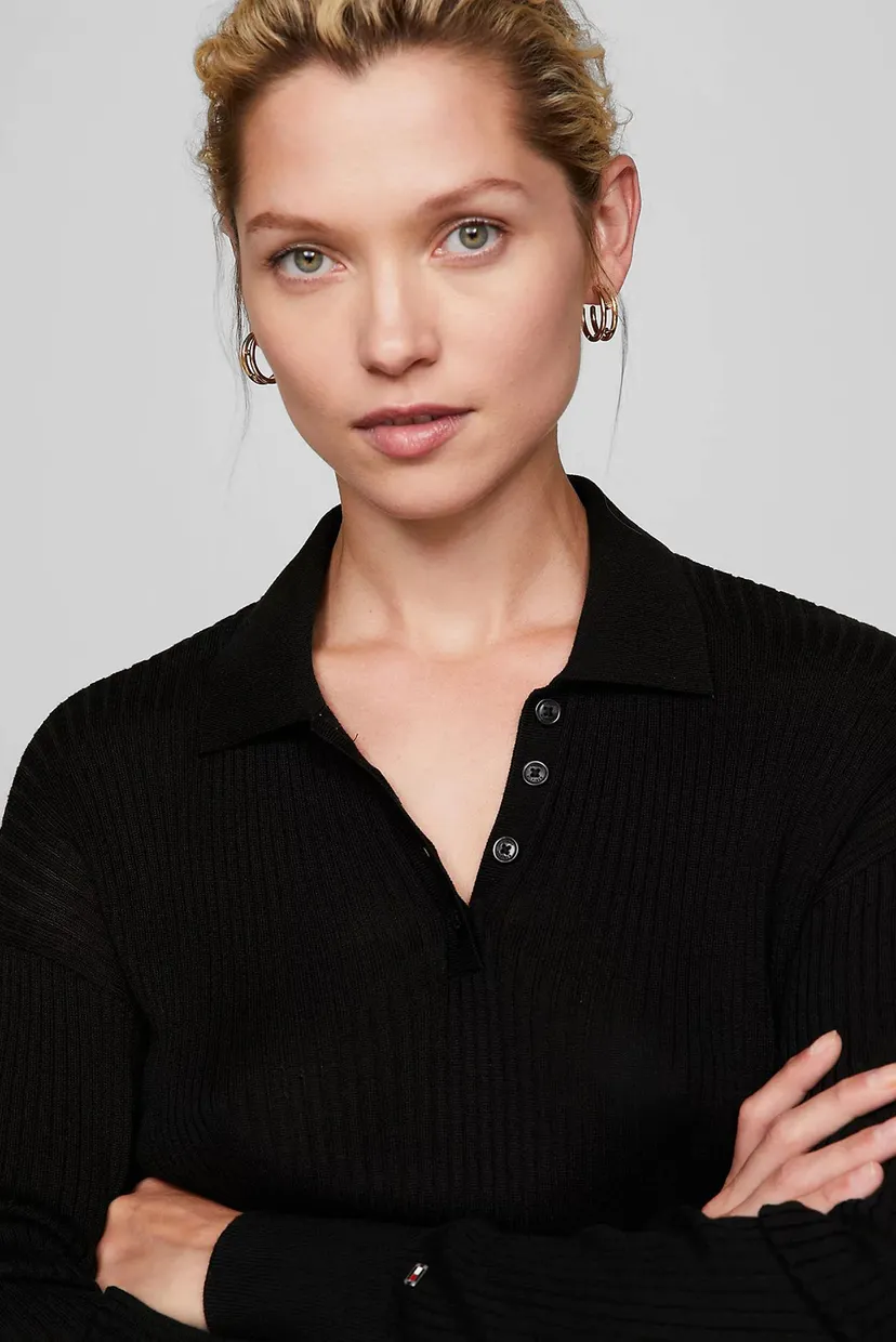 Платье FINE RIBS POLO LS SWT DRESS 4