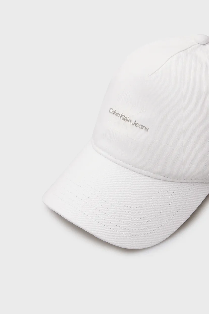 Женская белая кепка PRINTED MONOLOGO 4