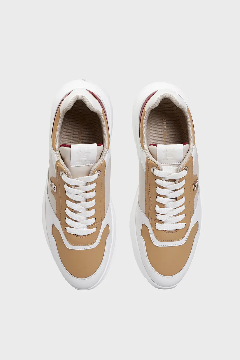 Женские кожаные сникерсы LUX POINTY COURT SNEAKER 4