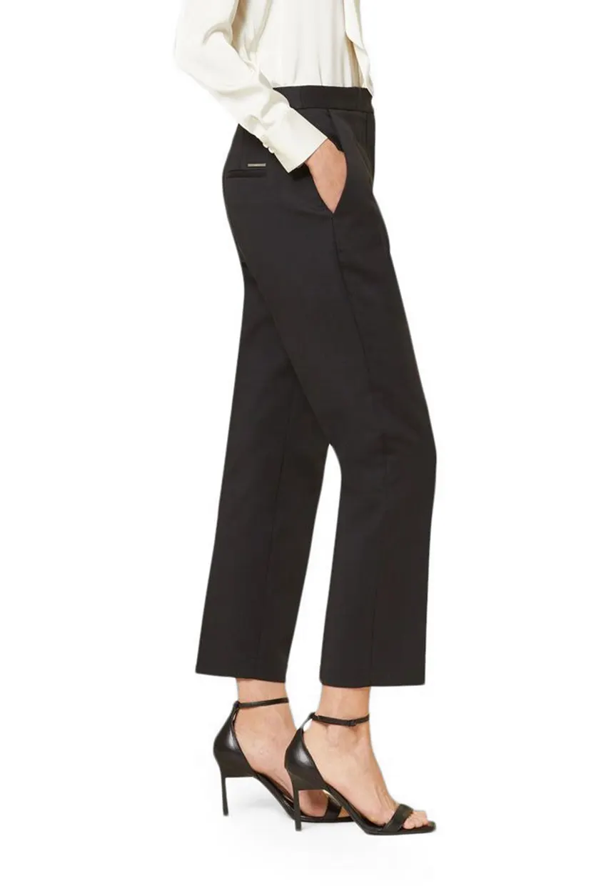 Женские черные брюки COTTON STRETCH SLIM 3