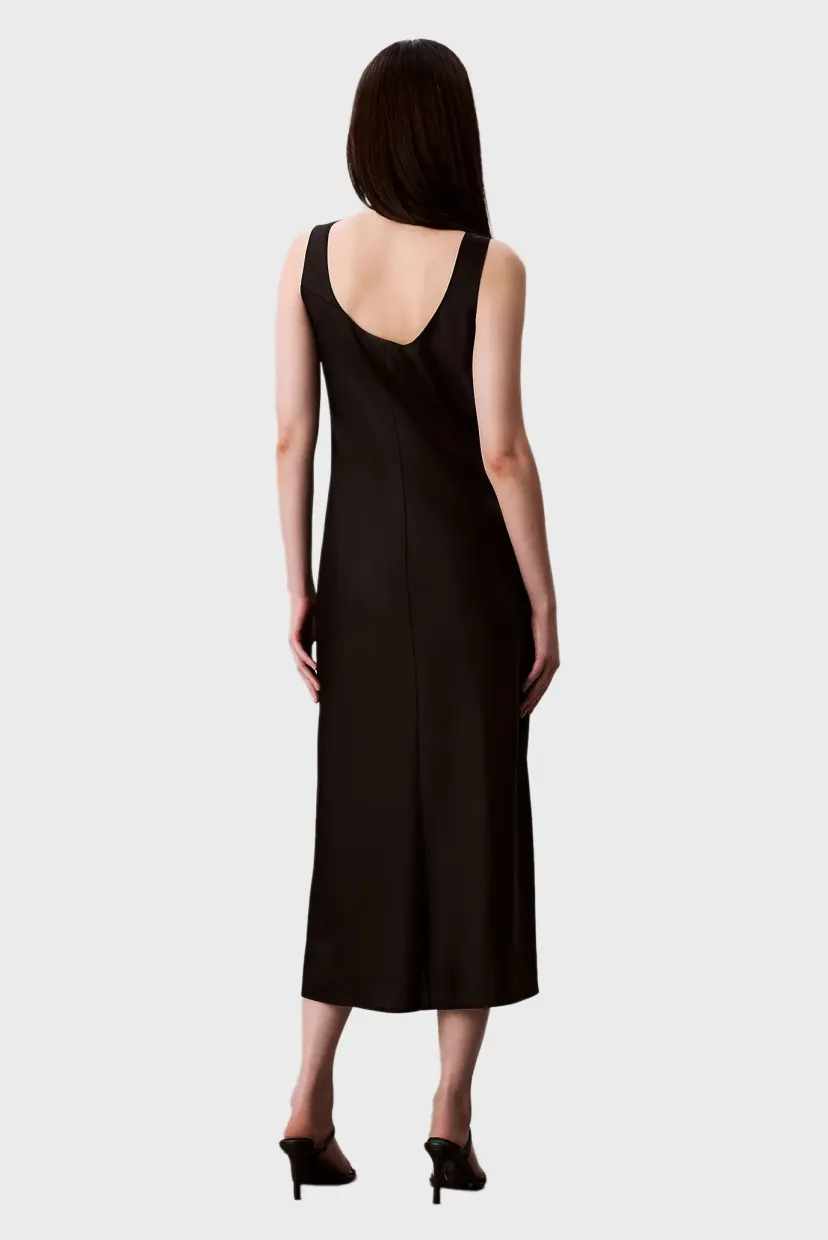 Платье Matte Shine Satin Hero Slip Dres 4