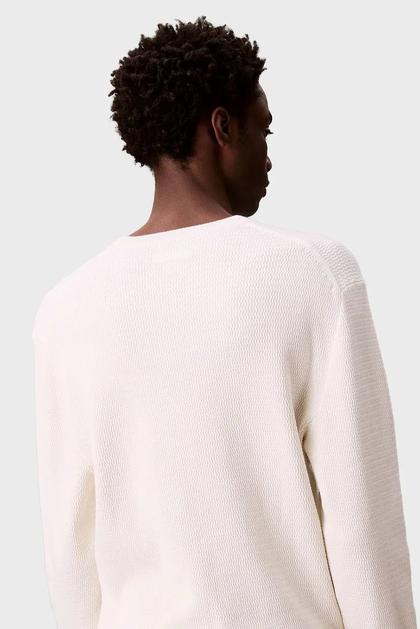 Свитер/LS TEXTURE CTTN CREWNK SWEATER 1 5