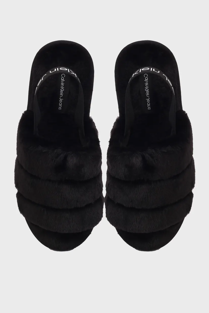 Тапки домашние HOME SLIPPER FAKEFUR ELASTIC 4
