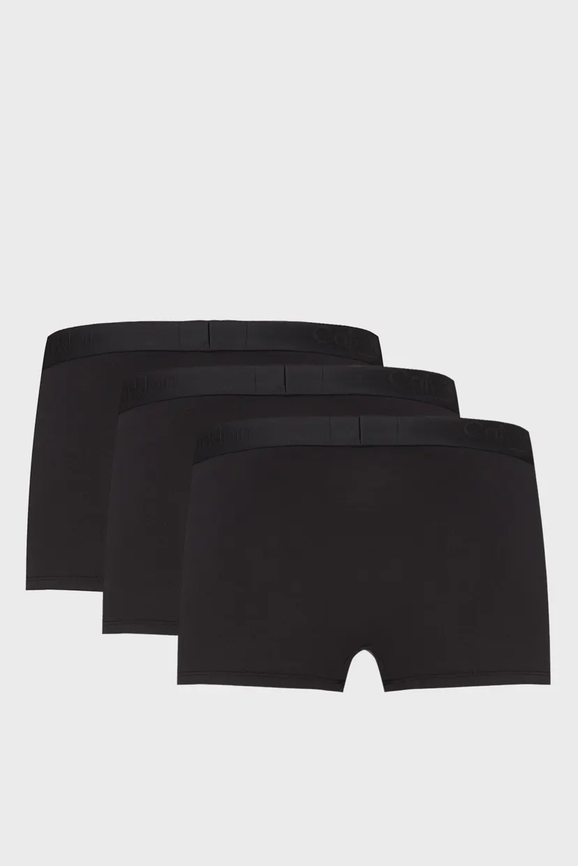 Мужские черные боксеры (3 шт) LOW RISE TRUNK 8