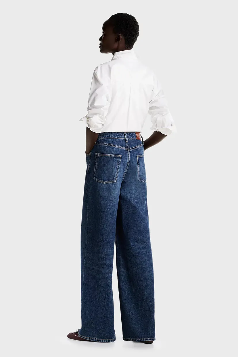 Женские темно-синие джинсы WIDE LEG HW LOU 3