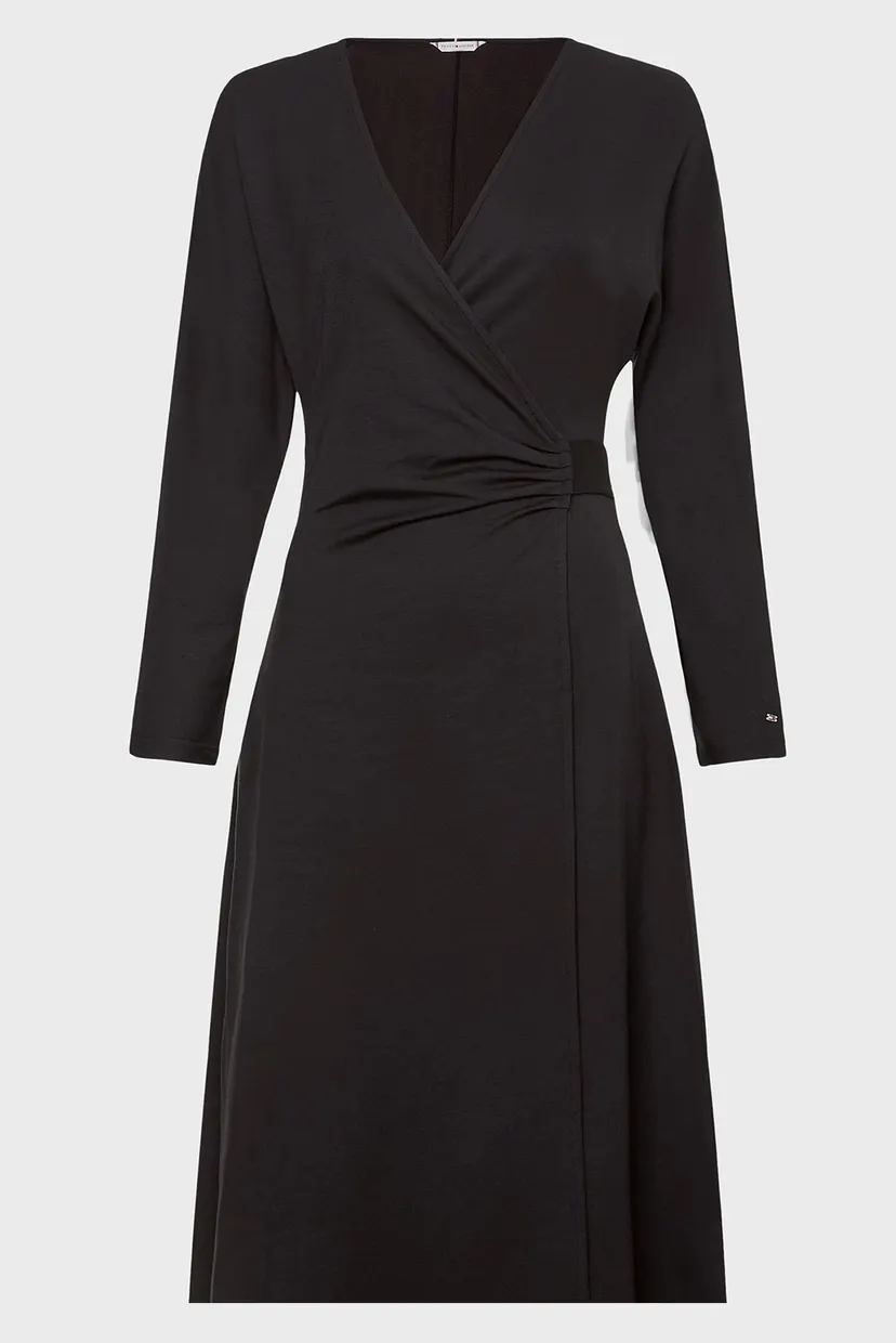 Платье REG VISC WRAP KNEE DRESS LS 5