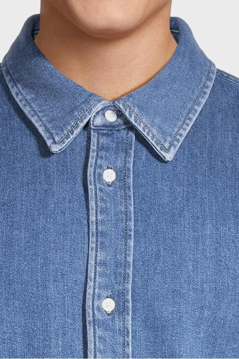 Рубашка SLIM DENIM SHIRT 4