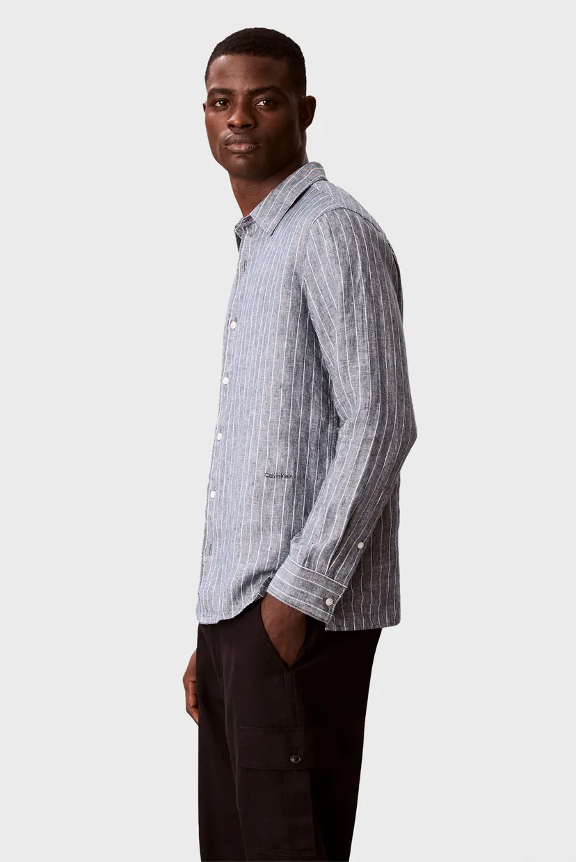 Рубашка LS YD PINSTRIPE LINEN CLASSIC SH 3