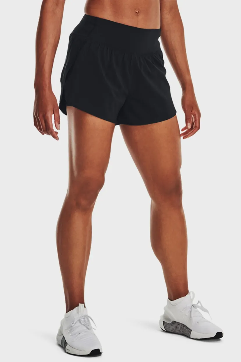Женские черные шорты Flex Woven 2-in-1 Short 12