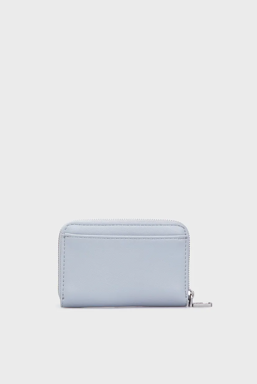 Женский серый кошелек SCULPTED MED ZIP AROUND MONO 4