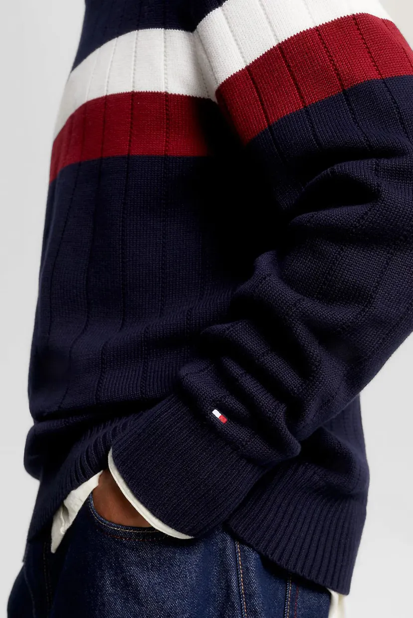 Свитер COLOURBLOCK STRUCTURE C NECK 4