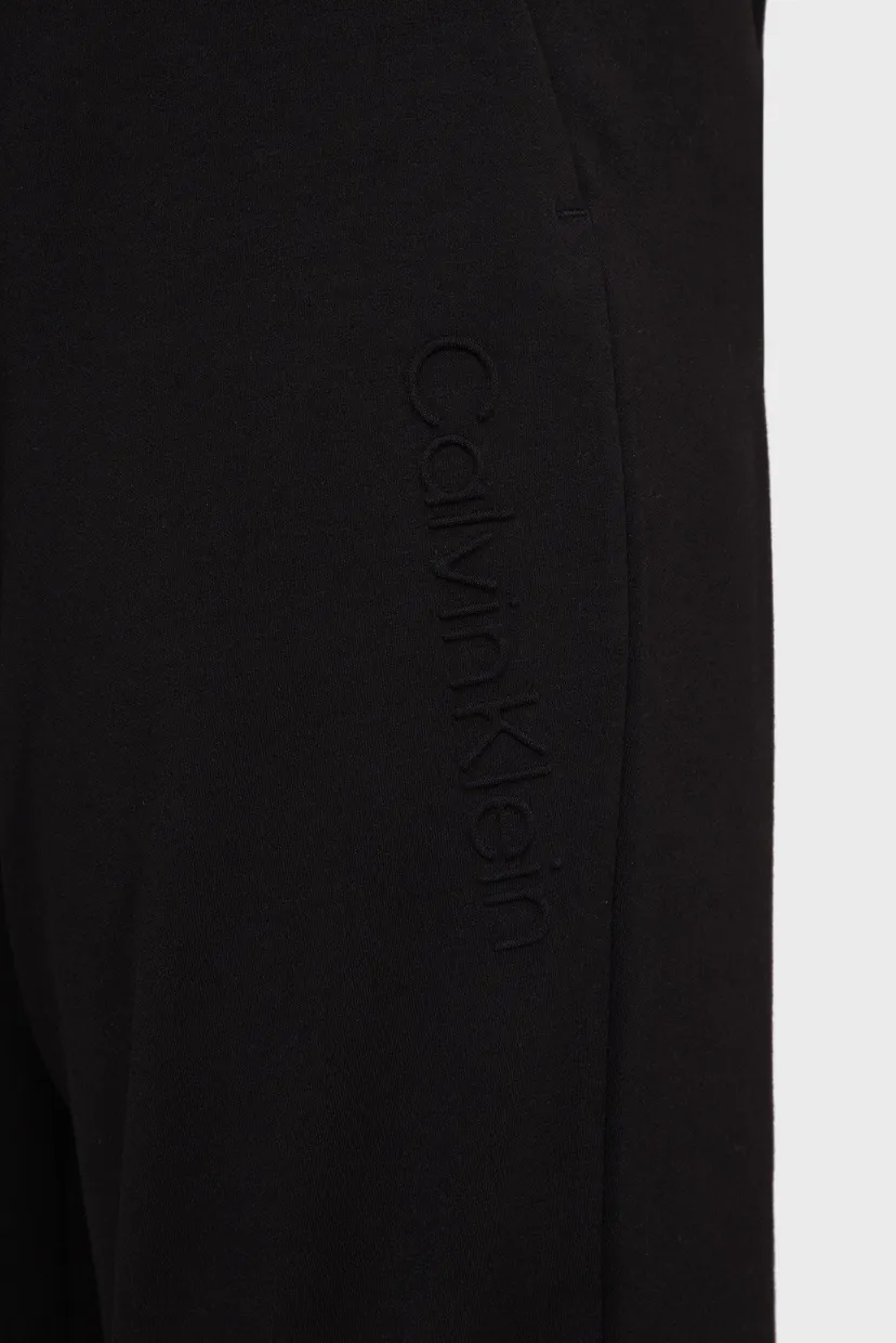 Мужские черные спортивные брюки EMBOSSED LOGO 3