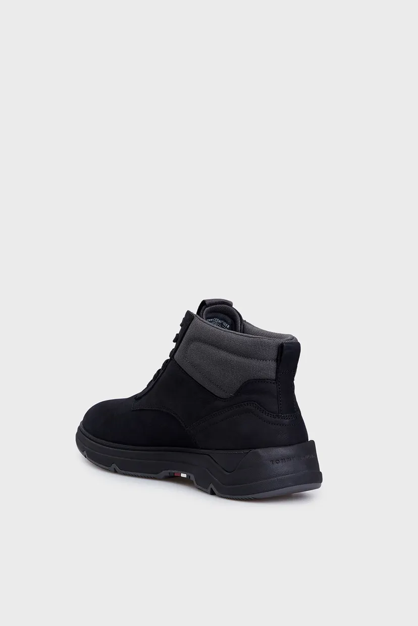 Мужские черные ботинки HILIFGER NUBUCK HYBRID CHUKKA 5
