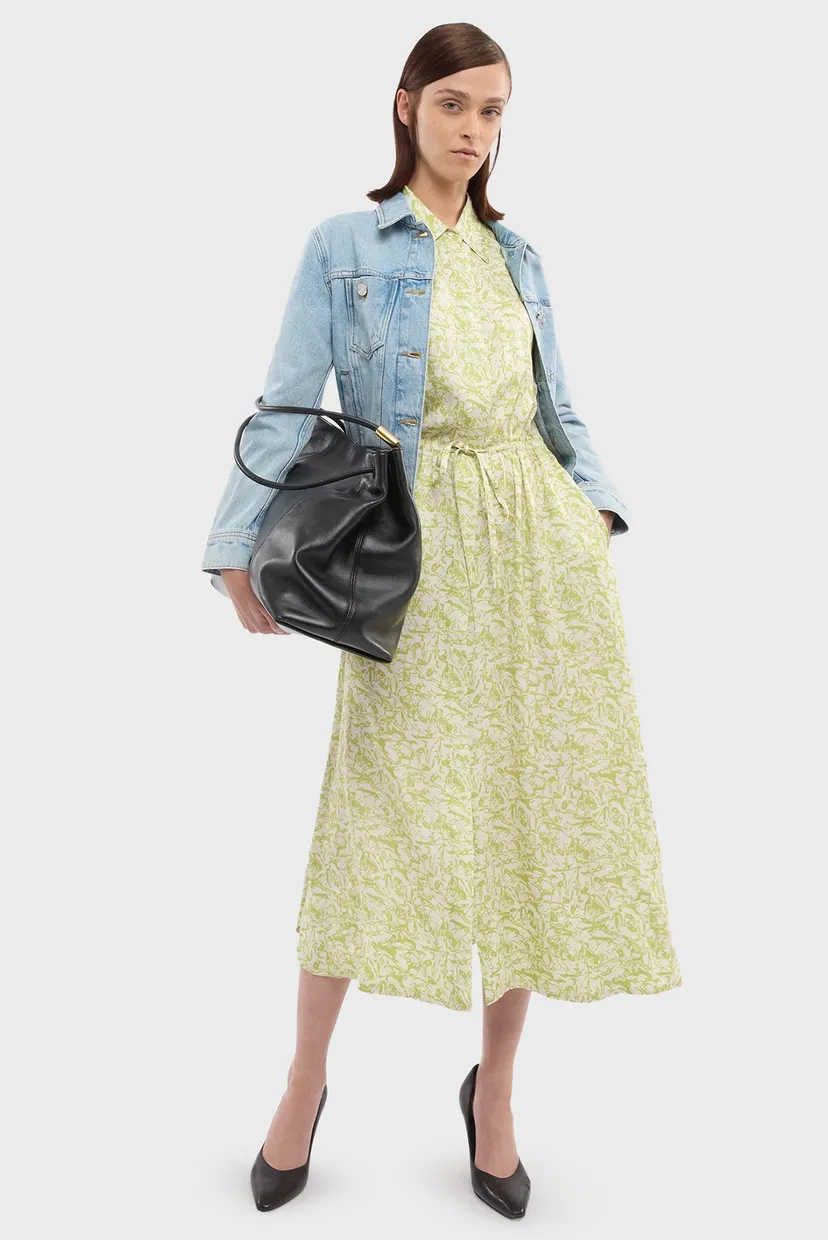 Платье WDA08T06 CAMO-DOG LS SHIRT-DRESS - PRINTED VISCOSE TWILL 4