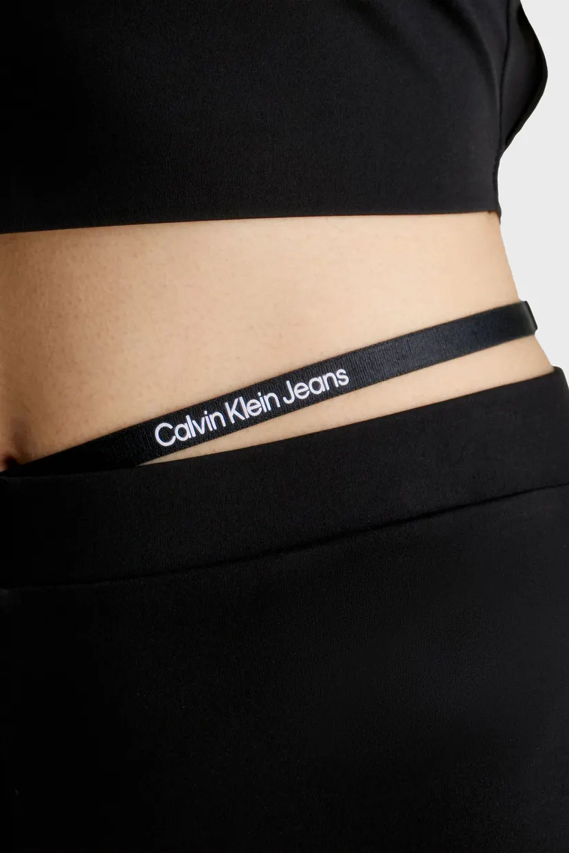 Шалбар WAIST STRAP DETAIL FLARED PANTS 4