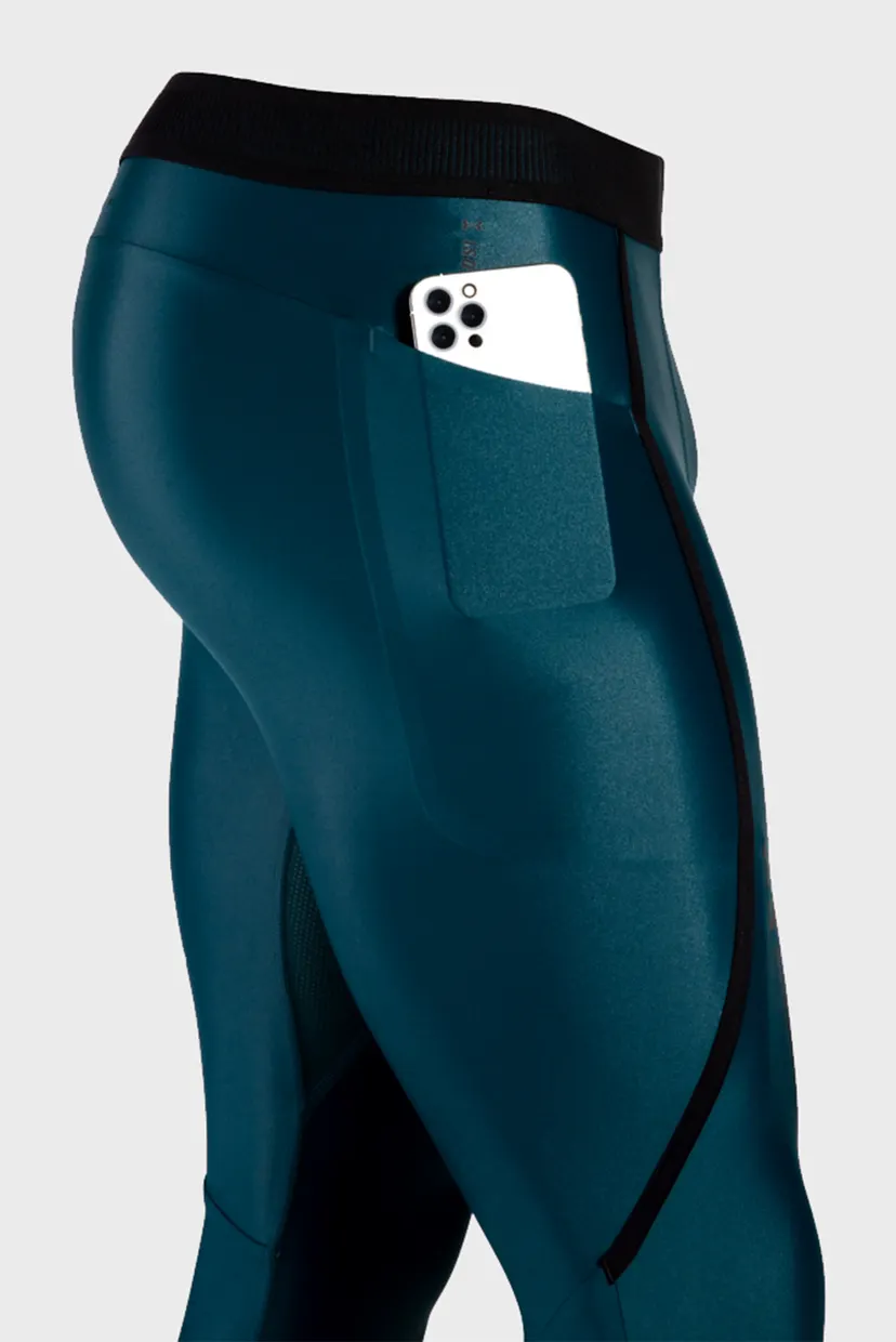 Мужские бирюзовые тайтсы UA HG IsoChill Perf Leggings 10