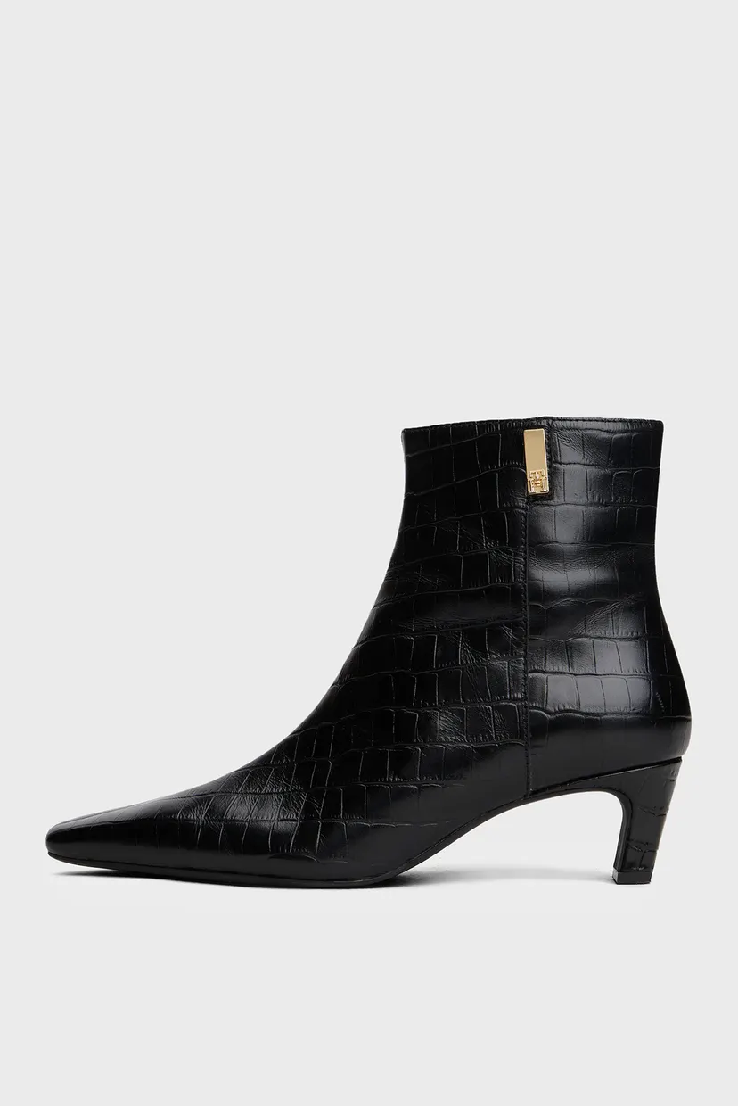 Ботильоны TH SQUARE TOE CROC KITTEN BOOTIE 4
