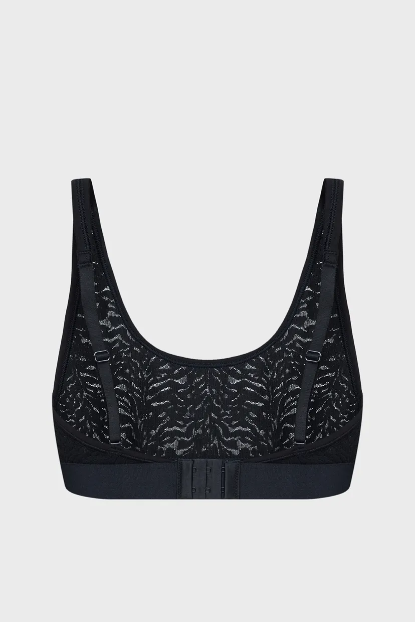 Женский черный бюстгальтер UNLINED BRALETTE 13