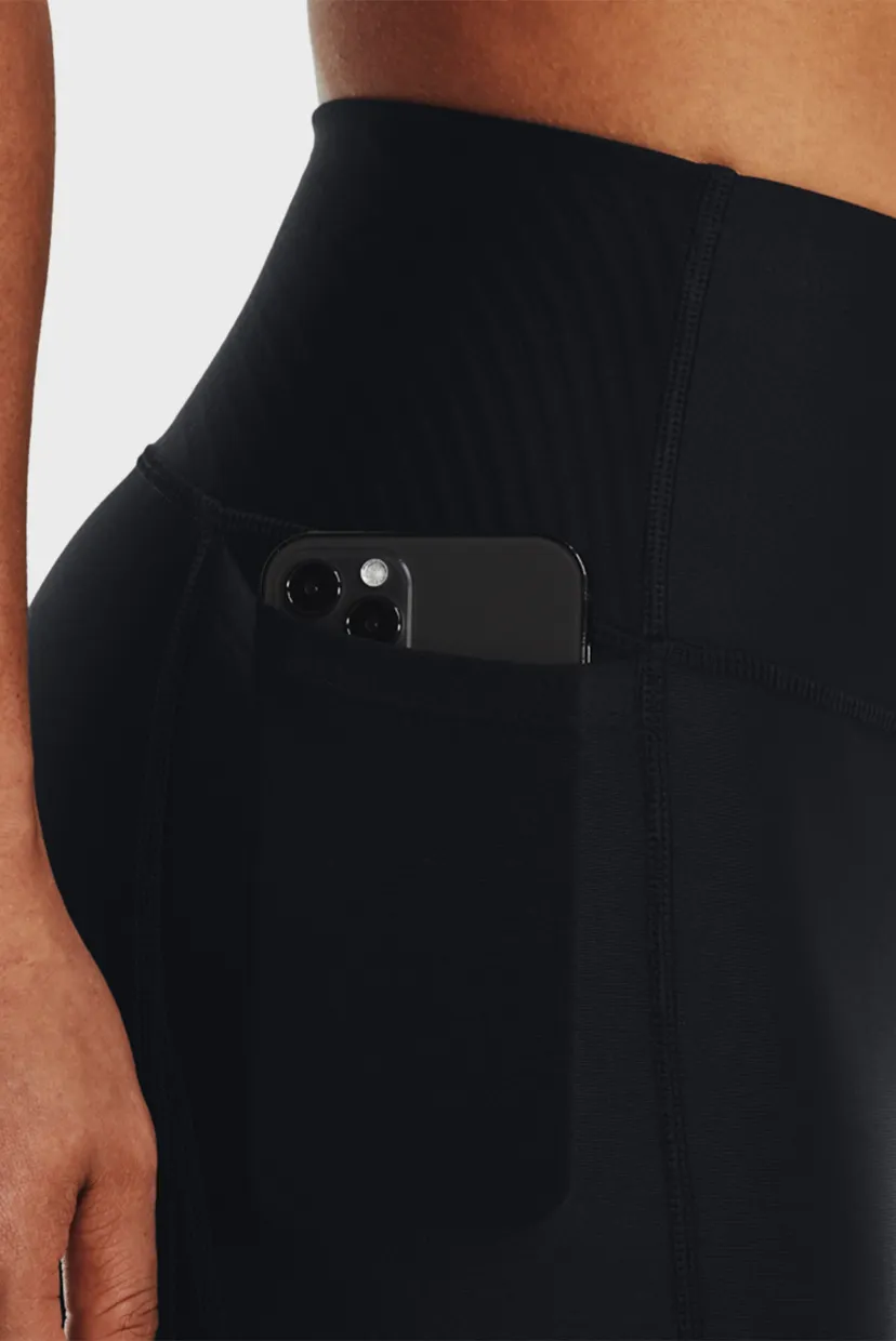 Женские черные тайтсы Armour Mesh Panel Leg 9
