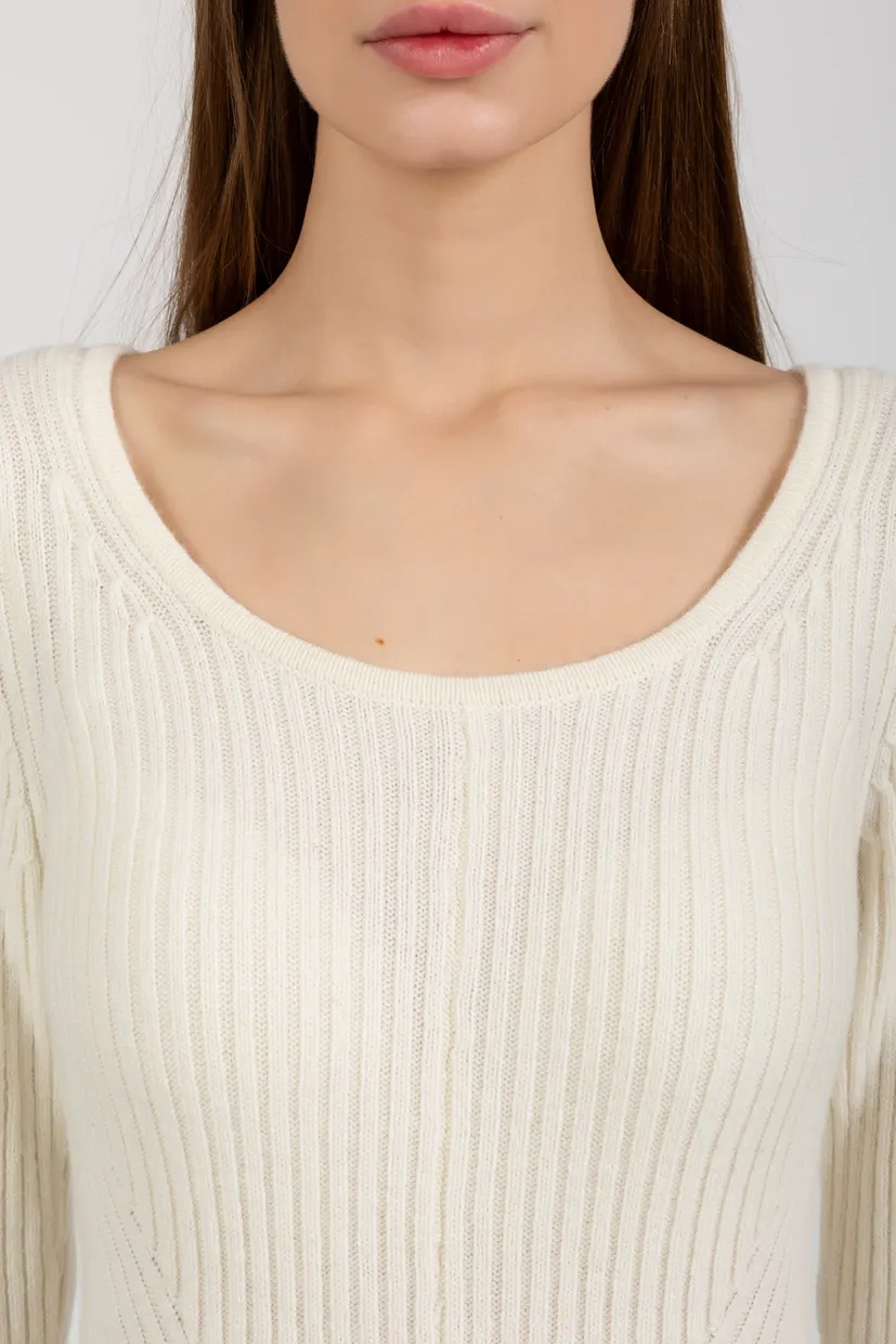 Платье FIT&FLARE SCOOP NECK RIBS DRESS 4