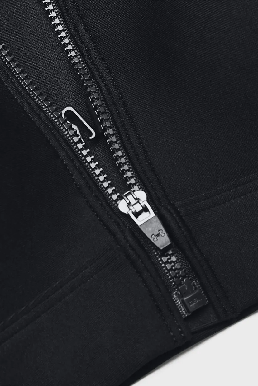 Женский черный спортивный топ UA Infinity High Bra Zip 22