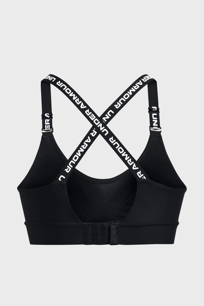 Женский черный топ UA Infinity Mid 2.0 Bra 5