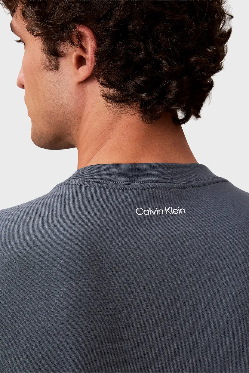 Футболка/SS 20S CALVINKLEIN TRVL FONT GRA 5