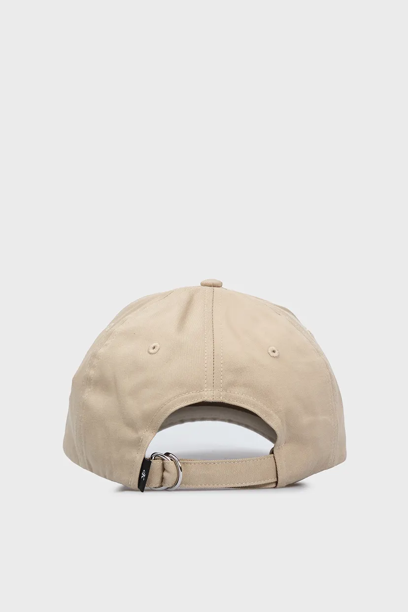Женская бежевая кепка MONO LOGO EMBRO CAP 3