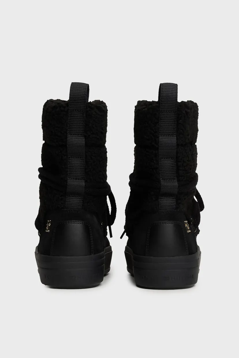 Дутики LACE-UP FAUX SHEARLING SNOWBOOT 5