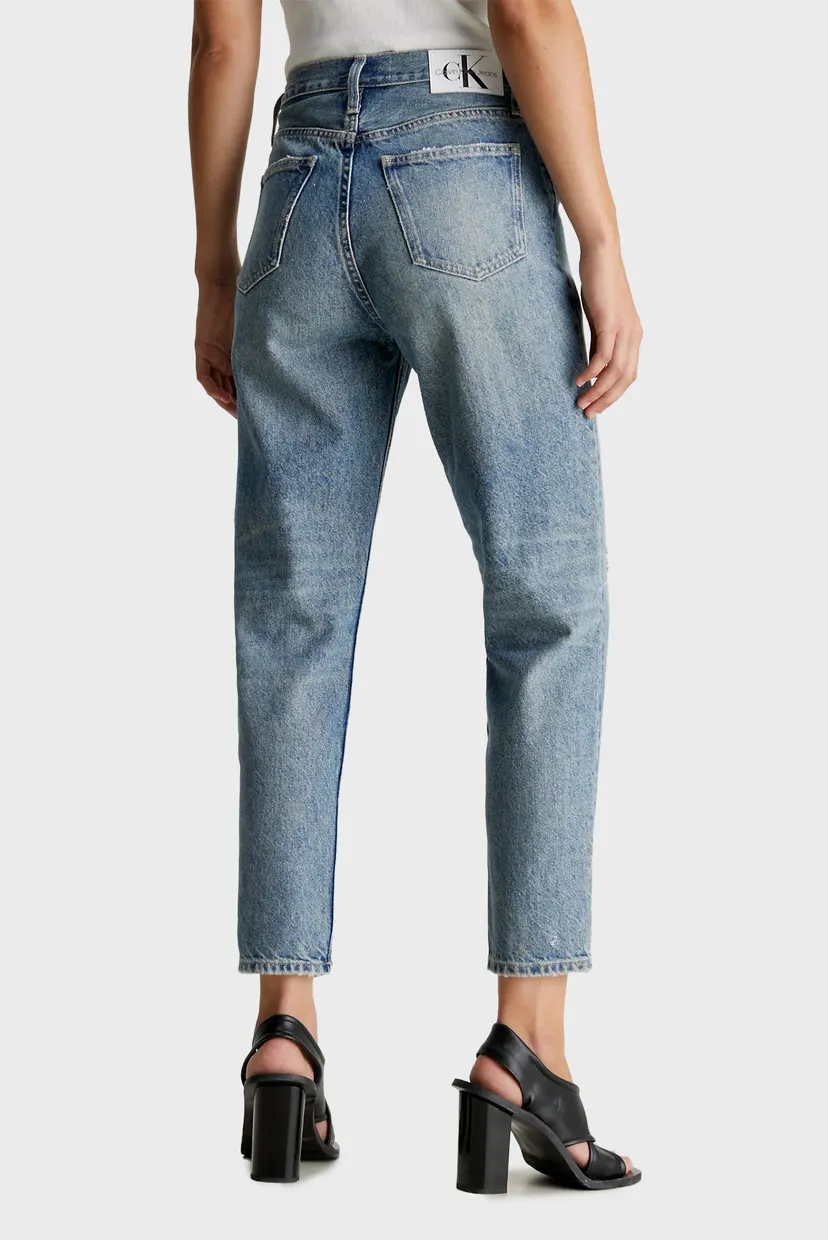 Женские синие джинсы MOM JEAN 3