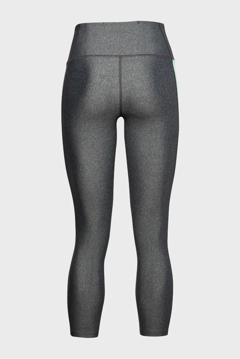 Женские серые тайтсы UA HG Armour ACB Ankle Crop 3