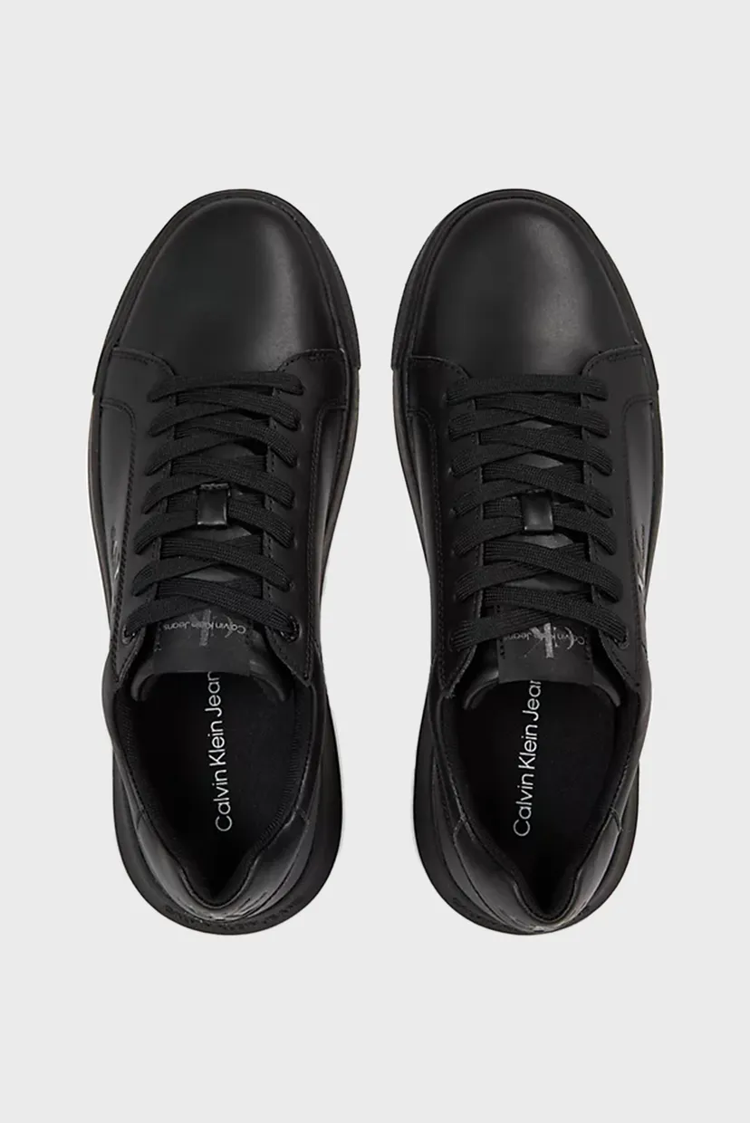 Мужские черные кожаные сникерcы CHUNKY CUPSOLE MONO LTH 3