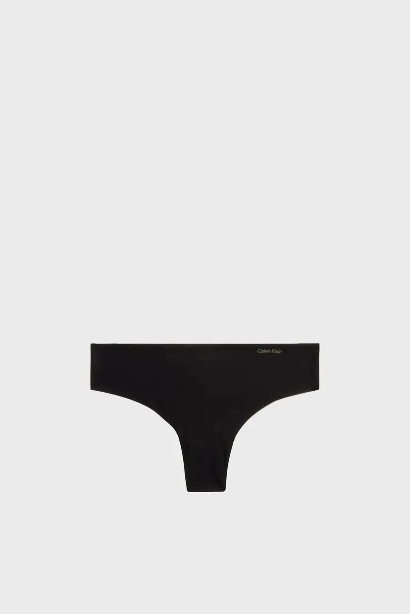Женские черные трусики THONG 9