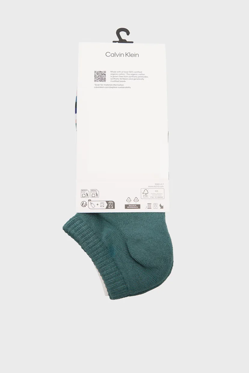 Носки CKJ MEN SNEAKER 2P MONOGRAM 3