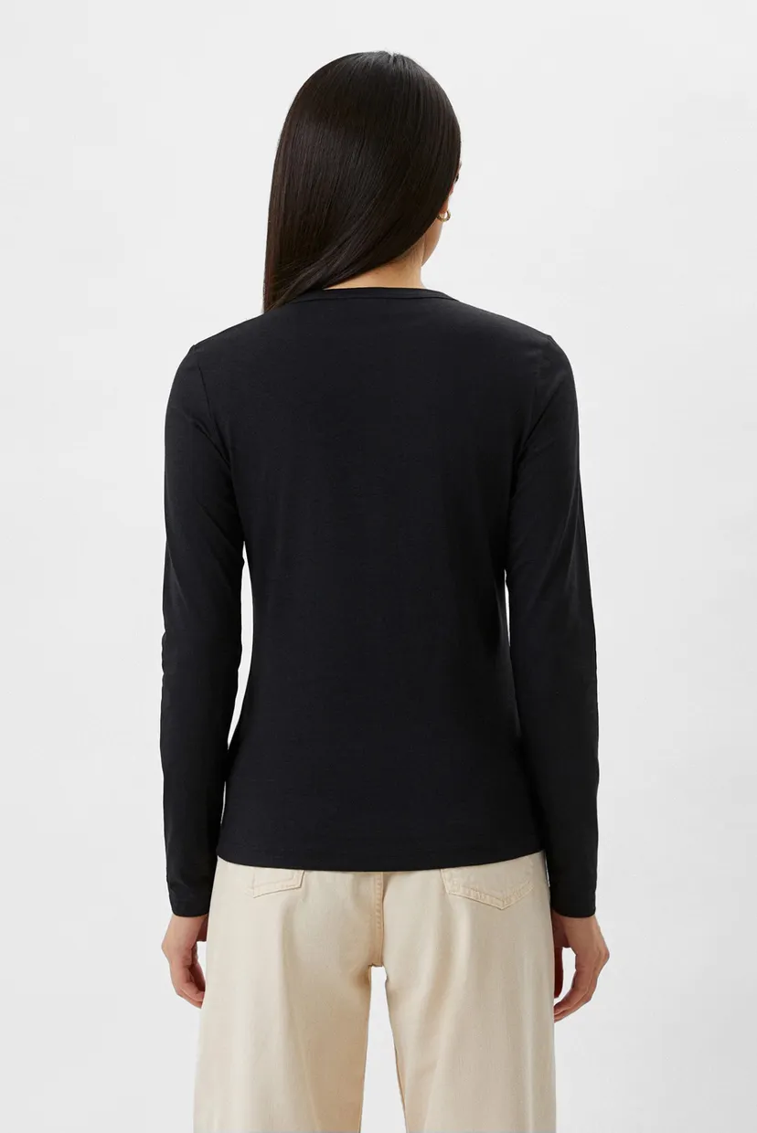 Лонгслив SMOOTH COTTON CREW NECK TEE LS 3